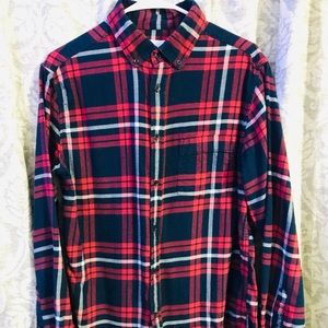 Goodfellow & Co. Mens Wool Plaid Button Down